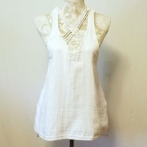 Free People Racerback Boho Rope Strap Top Sz S